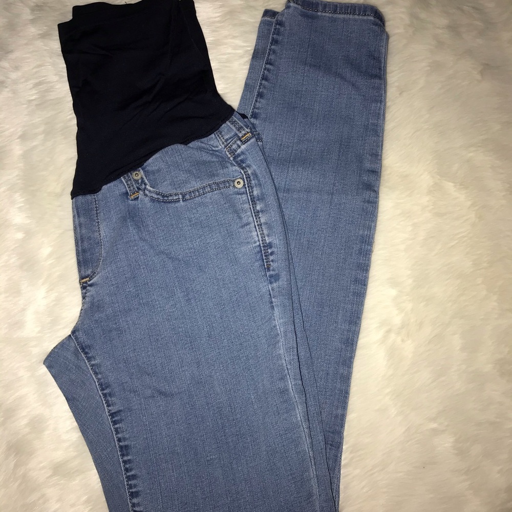 GAP Maternity Skinny Jeans Size 26 Full Bellyband